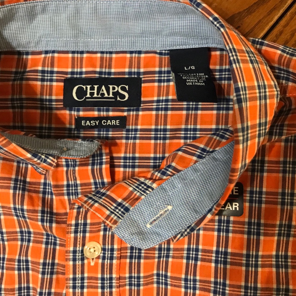 MEN Chaps long sleeve button down